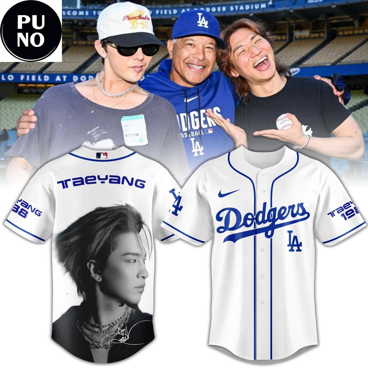 Los Angeles Dodgers x BIGBANG 2026 Personalized Baseball Jersey