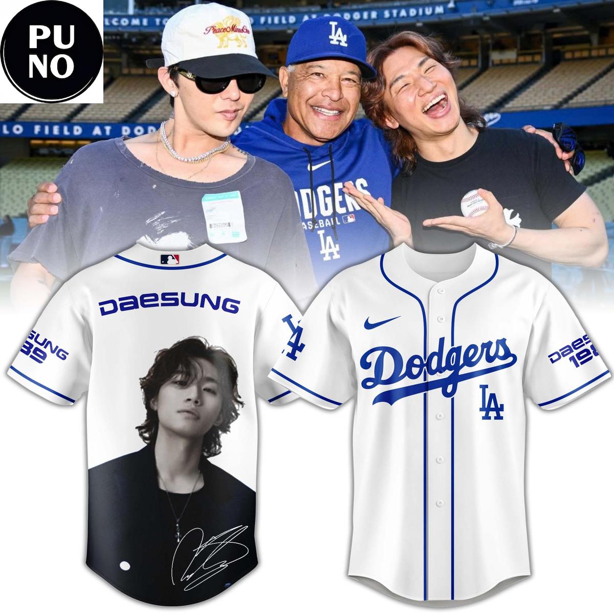 Los Angeles Dodgers x BIGBANG 2026 Personalized Baseball Jersey