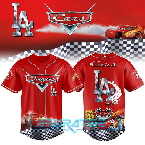Los Angeles Dodgers x Cars 20th Anniversary Limited Edition Jersey