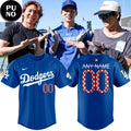 Los Angeles Dodgers x G-Dragon Floral 2026 Personalized Baseball Jersey