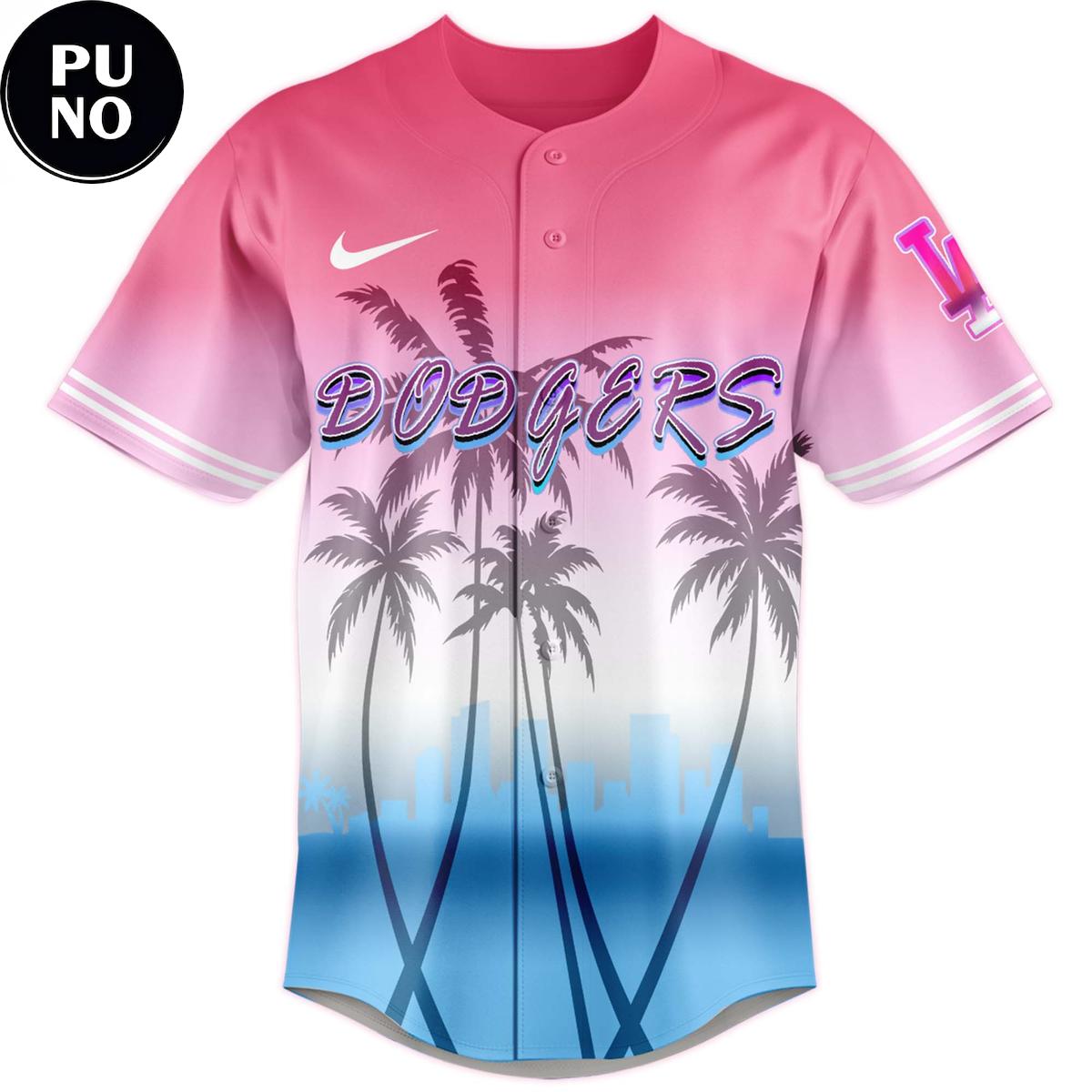 Los Angeles Dodgers x Grand Theft Auto VI 2026 Summer Vibes Baseball Jersey