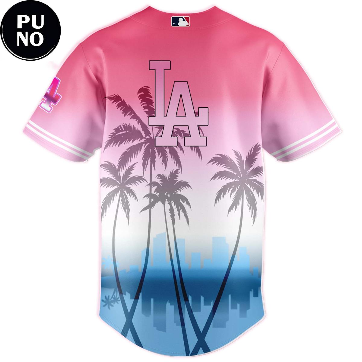 Los Angeles Dodgers x Grand Theft Auto VI 2026 Summer Vibes Baseball Jersey