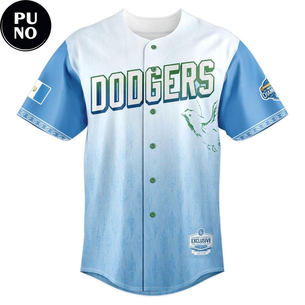 Los Angeles Dodgers x Guatemalan Heritage Night 2026 Baseball Jersey