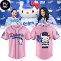 Los Angeles Dodgers x Hello Kitty Day 2026 For Fan Baseball Jersey