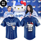 Los Angeles Dodgers x Hello Kitty Day 2026 For Fan Baseball Jersey
