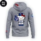 Los Angeles Dodgers x Hello Kitty Night 2026 Gray Hoodie Shirt