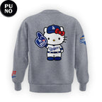 Los Angeles Dodgers x Hello Kitty Night 2026 Gray Hoodie Shirt