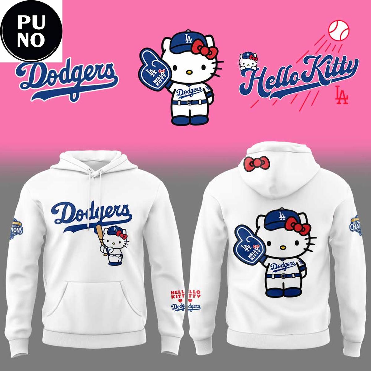 Los Angeles Dodgers x Hello Kitty Night 2026 Hoodie