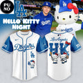 Los Angeles Dodgers x Hello Kitty Night 2026 New Baseball Jersey