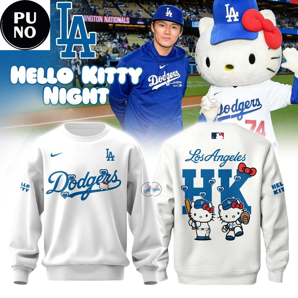 Los Angeles Dodgers x Hello Kitty Night 2026 New Hoodie Shirt