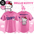 Los Angeles Dodgers x Hello Kitty Pink Night 2026 Baseball Jersey