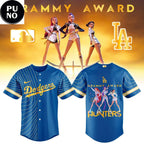 Los Angeles Dodgers x KPop Demon Hunters 2026 Grammys Award Baseball Jersey