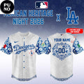 Los Angeles Dodgers x Mexico Heritage Night 2026 Personalized Baseball Jersey