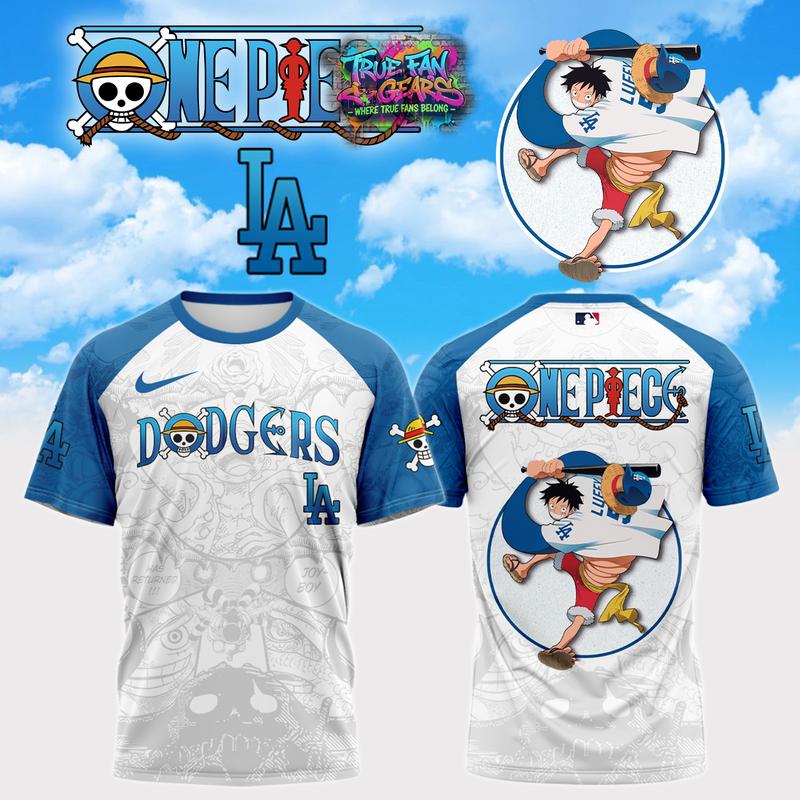Los Angeles Dodgers x One Piece Night 2026 Special New Tee Shirt