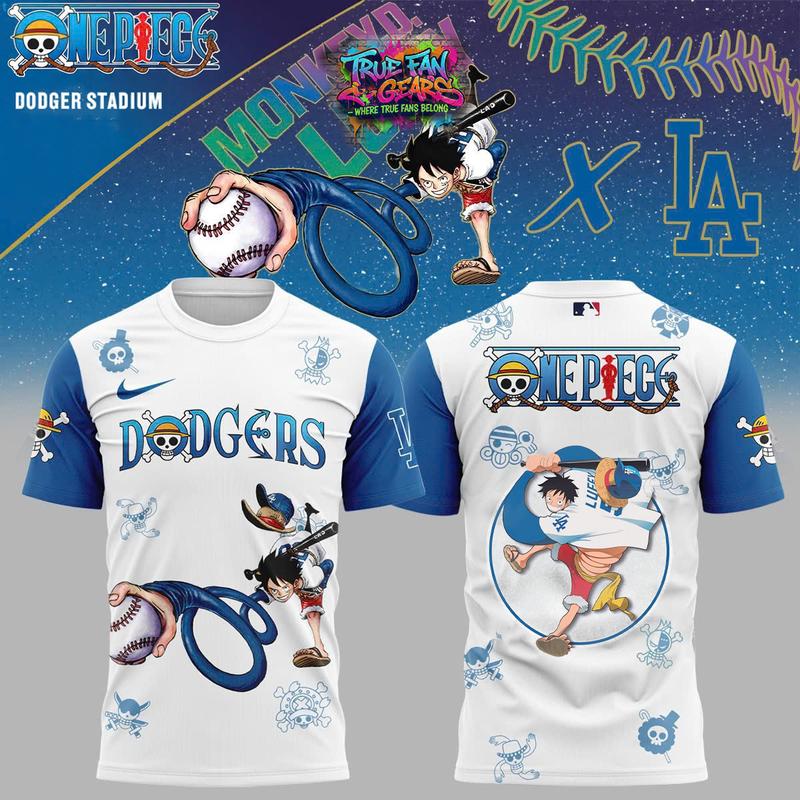 Los Angeles Dodgers x One Piece Night 2026 Special New Tee Shirt
