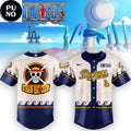 Los Angeles Dodgers x One Piece Night 2026 Straw Hat Crew Baseball Jersey