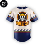 Los Angeles Dodgers x One Piece Night 2026 Straw Hat Crew Baseball Jersey