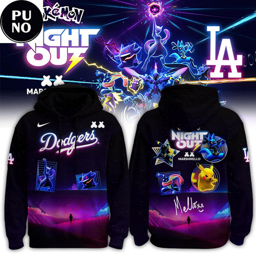 Los Angeles Dodgers x Pokémon Night Out 2026 Hoodie T-Shirt
