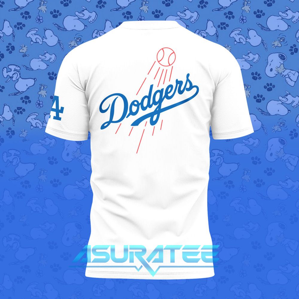 Los Angeles Dodgers x Snoopy Sho-time Dodgers Shirt