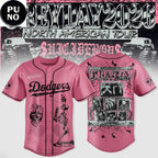 Los Angeles Dodgers x Suicideboys Greyday 2026 Black Pink Baseball Jersey