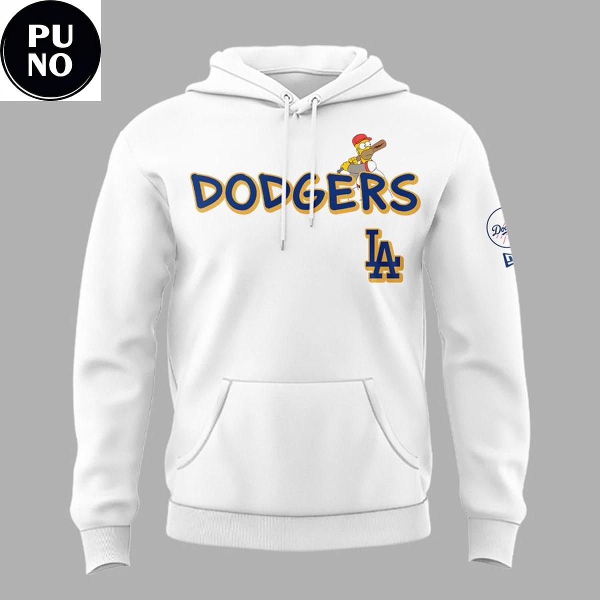 Los Angeles Dodgers x The Simpsons 2026 Hoodie T-Shirt