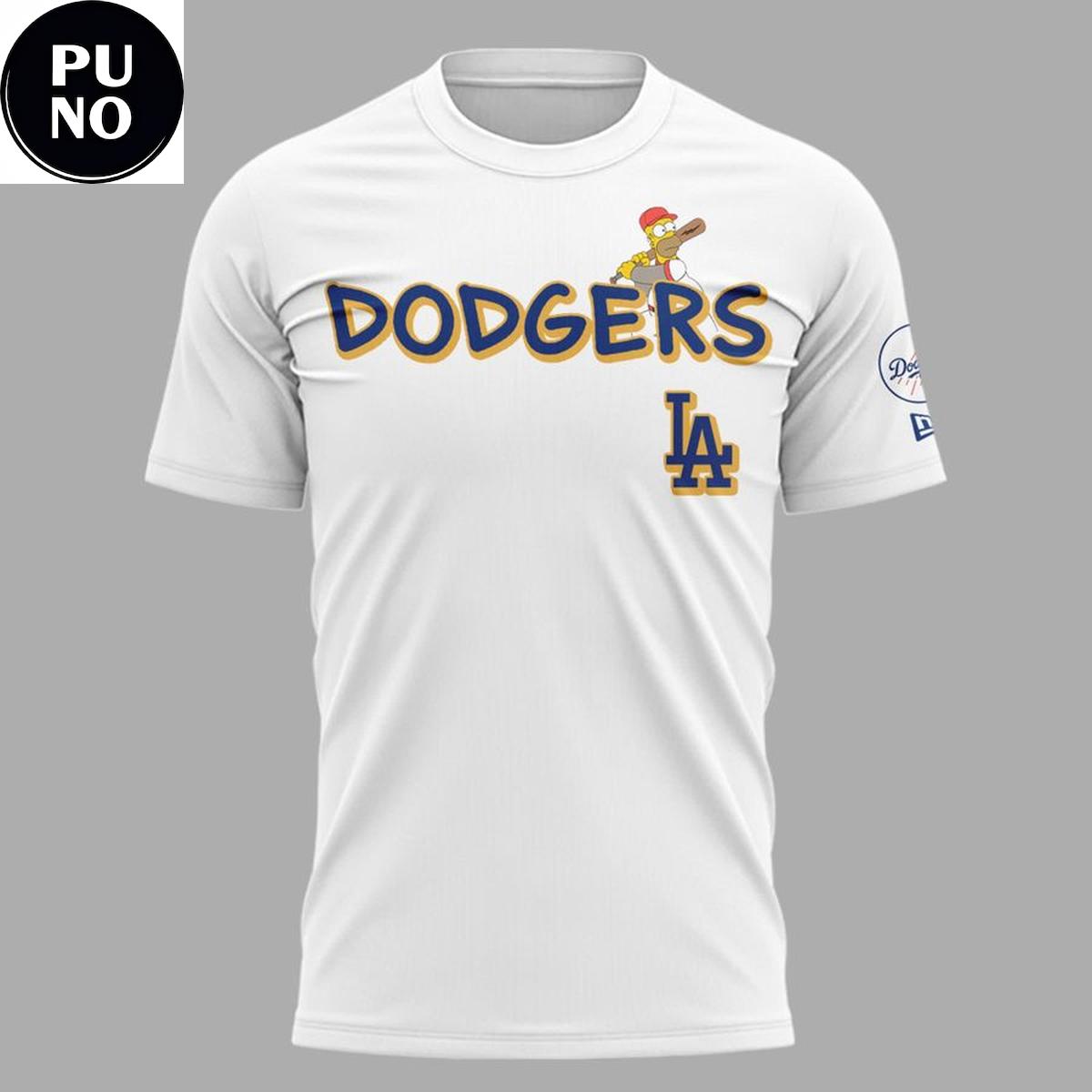 Los Angeles Dodgers x The Simpsons 2026 Hoodie T-Shirt