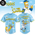 Los Angeles Dodgers x The Simpsons Night 2026 Baseball Jersey
