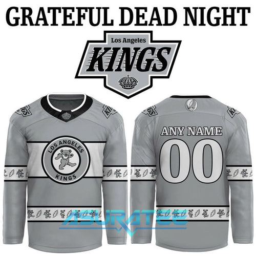Los Angeles Kings 2026 Grateful Dead Night Limited Hockey Jersey