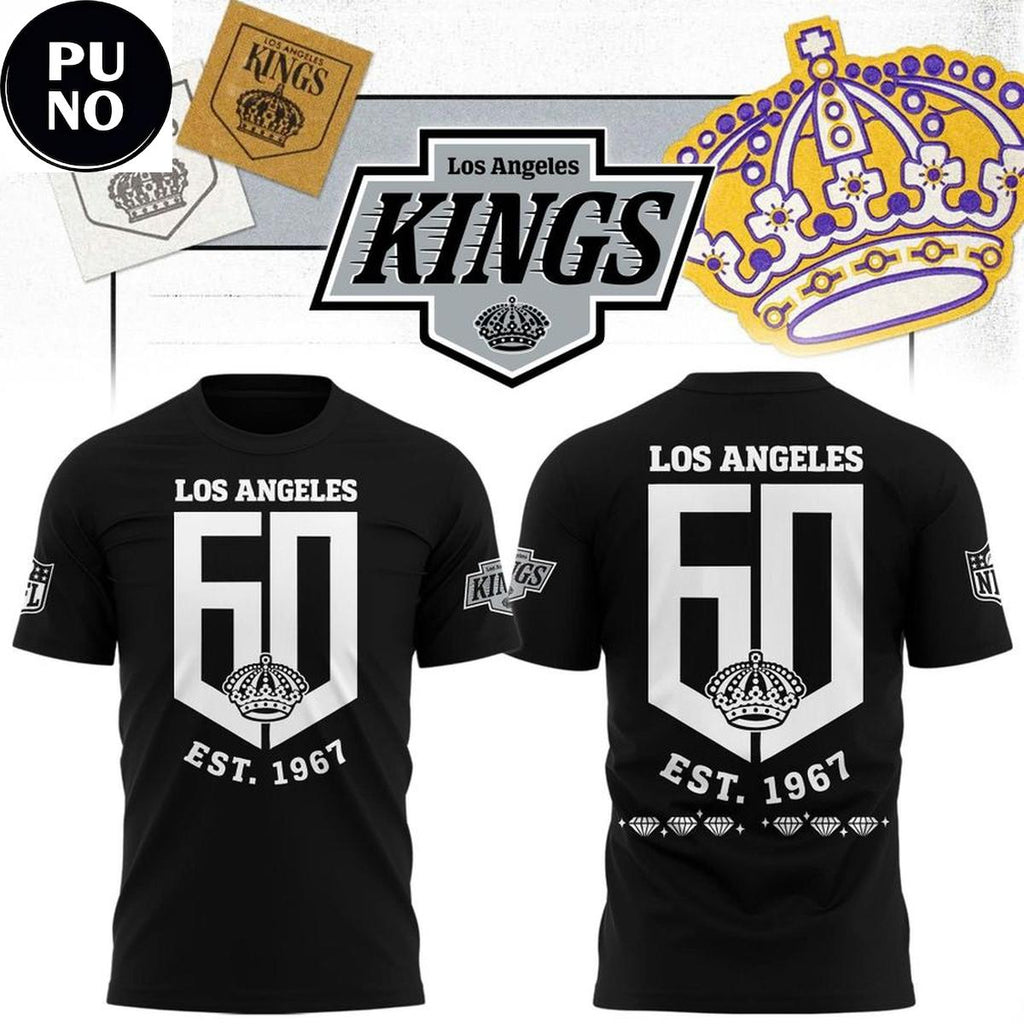 Los Angeles Kings 60th Anniversary Logo 2026 Hoodie