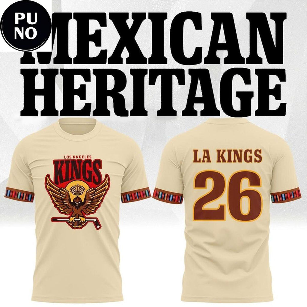 Los Angeles Kings Celebrate Mexican Heritage Night 2026 Hoodie T-Shirt