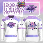 Los Angeles Kings Hockey Fights Cancer 2026 Hockey Jersey