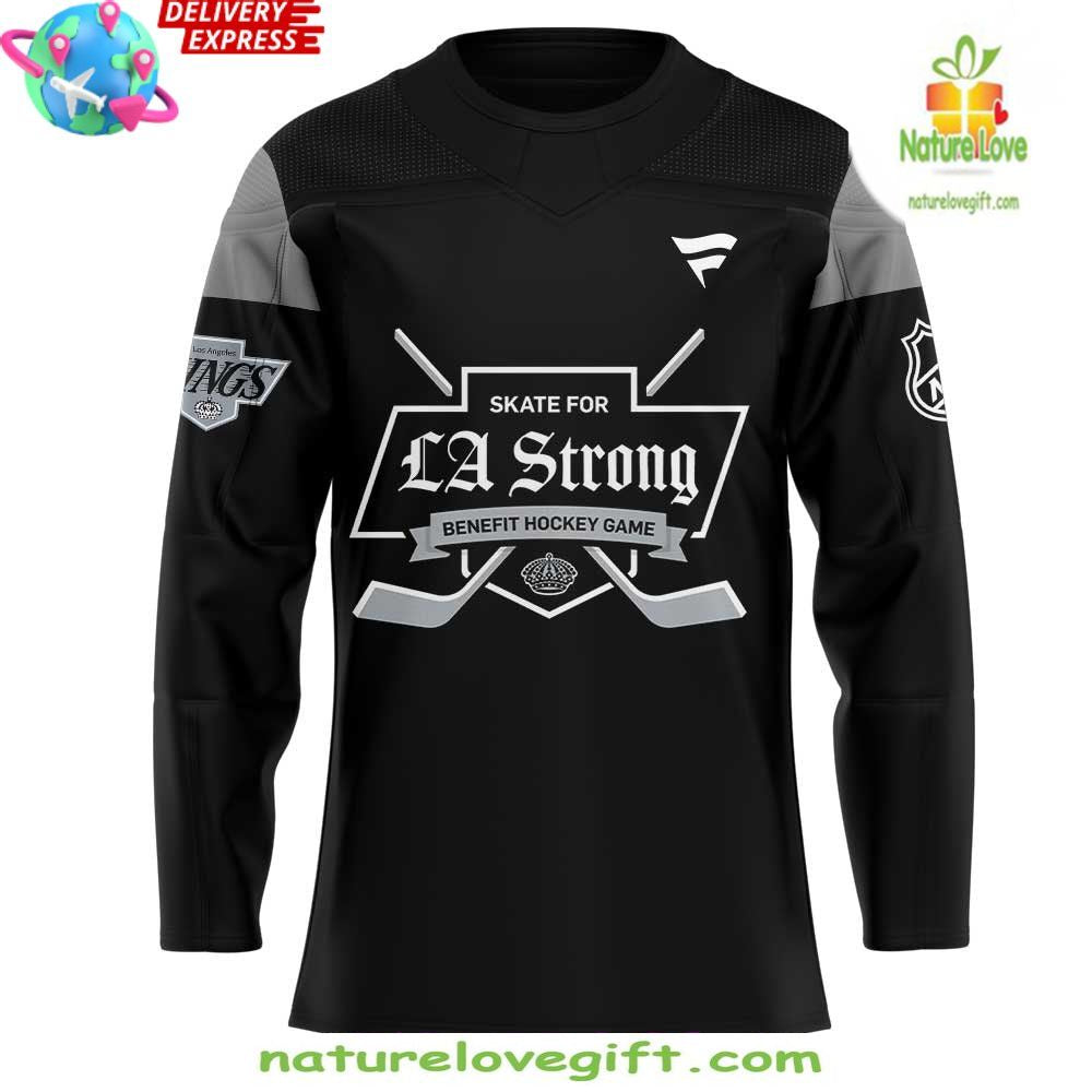 Los Angeles Kings 2026 Black Jersey LA Strong Hockey
