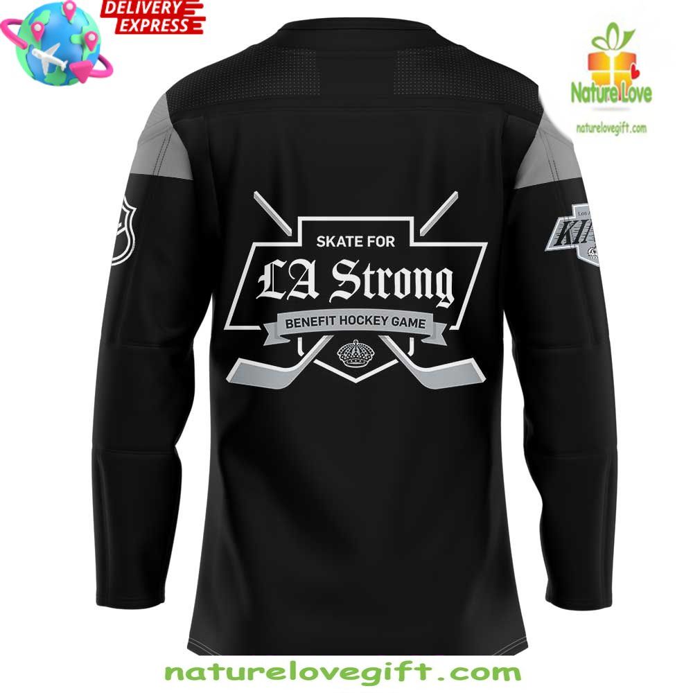 Los Angeles Kings 2026 Black Jersey LA Strong Hockey