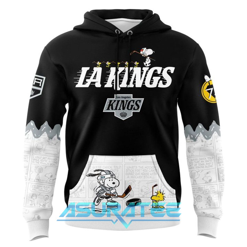 Los Angeles Kings ”Peanuts Night” 2026 Snoopy Special Hoodie, Cap