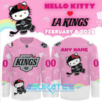 Los Angeles Kings x Hello Kitty Night 2026 Hockey Jersey