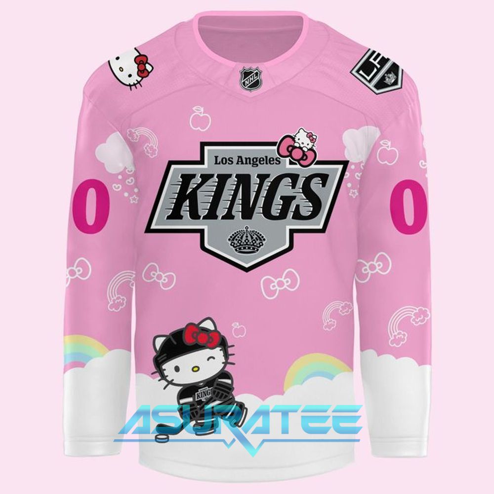 Los Angeles Kings x Hello Kitty Night 2026 Hockey Jersey