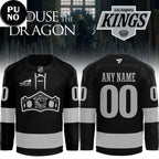 Los Angeles Kings x House of the Dragon 2026 Perssonalized Hockey Jersey