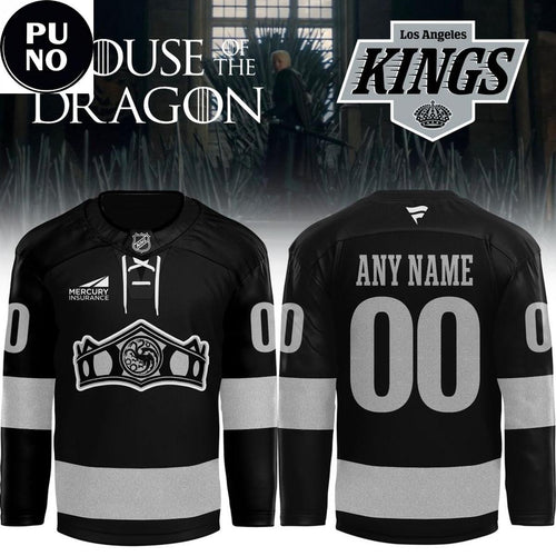 Los Angeles Kings x House of the Dragon 2026 Perssonalized Hockey Jersey