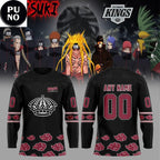 Los Angeles Kings x Naruto Shippuden 2026 Akatsuki Personalized Hockey Jersey