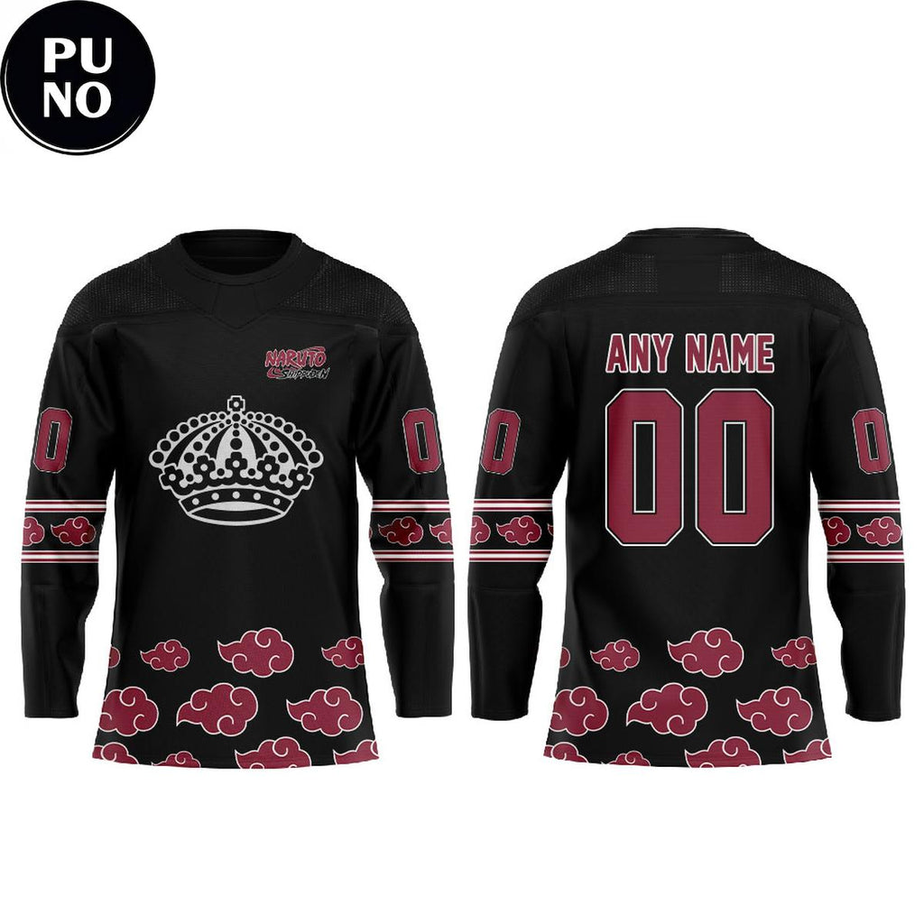 Los Angeles Kings x Naruto Shippuden 2026 Akatsuki Personalized Hockey Jersey