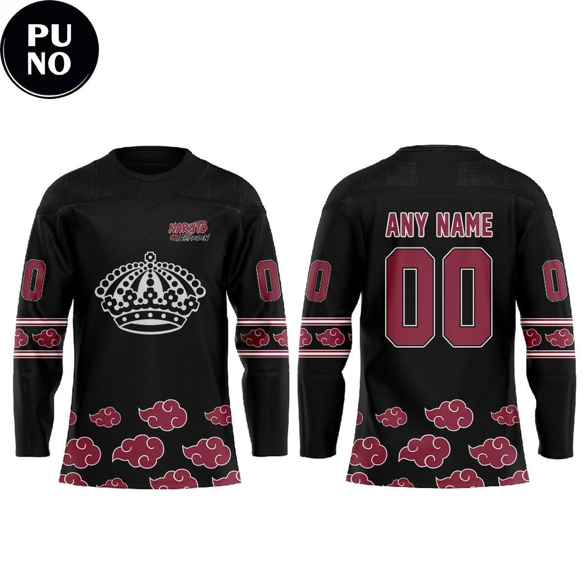 Los Angeles Kings x Naruto Shippuden 2026 Akatsuki Personalized Hockey Jersey