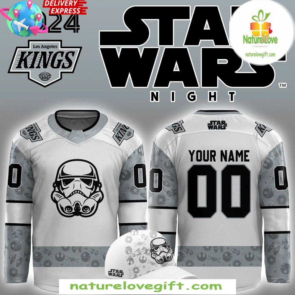 Star Wars Los Angeles Kings Hockey Jersey Custom Night