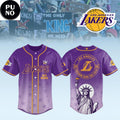 Los Angeles Lakers 2026 No Kings Freedom Runs The Field Baseball Jersey