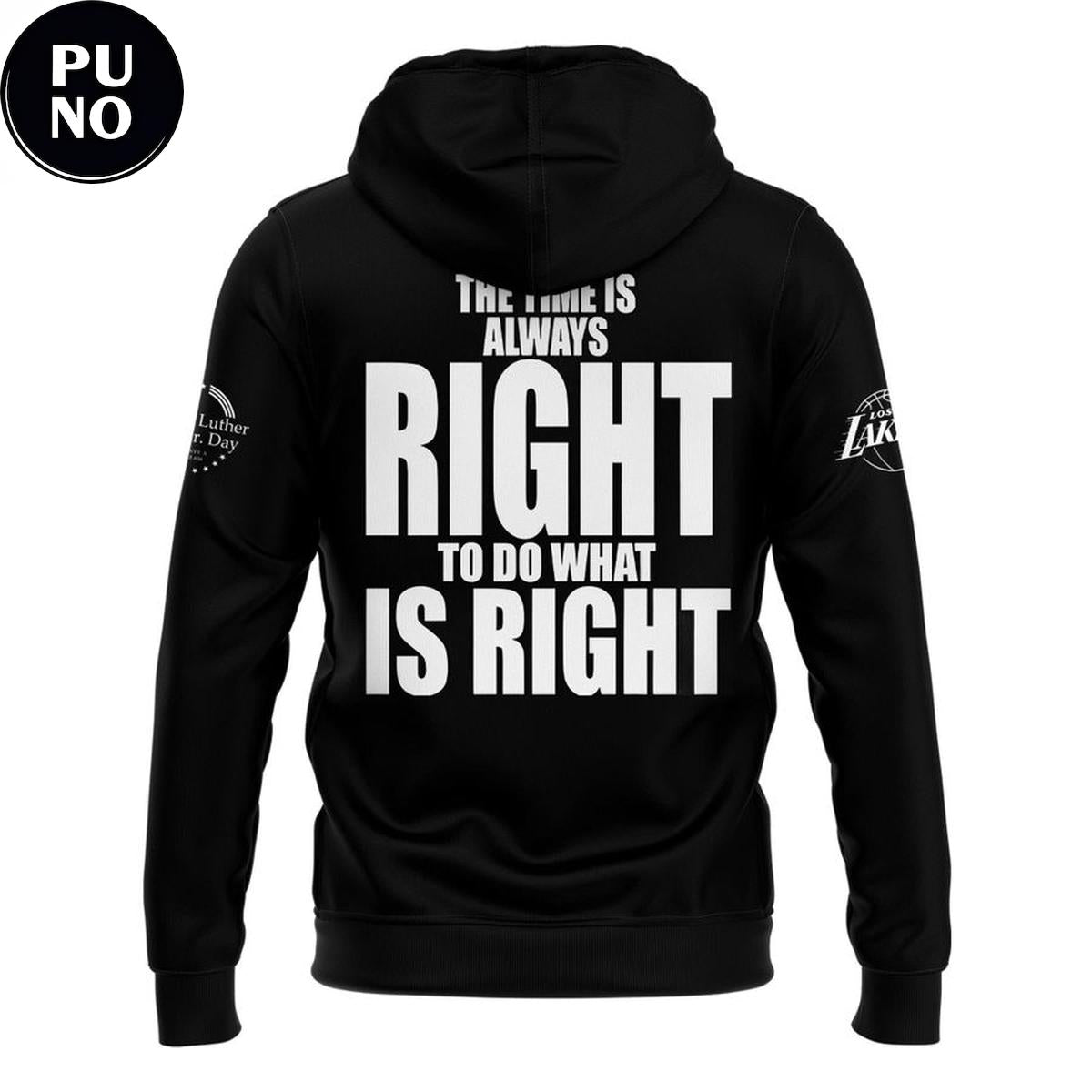 Los Angeles Lakers Honor King 2026 Martin Luther King Jr. Day Hoodie T-Shirt