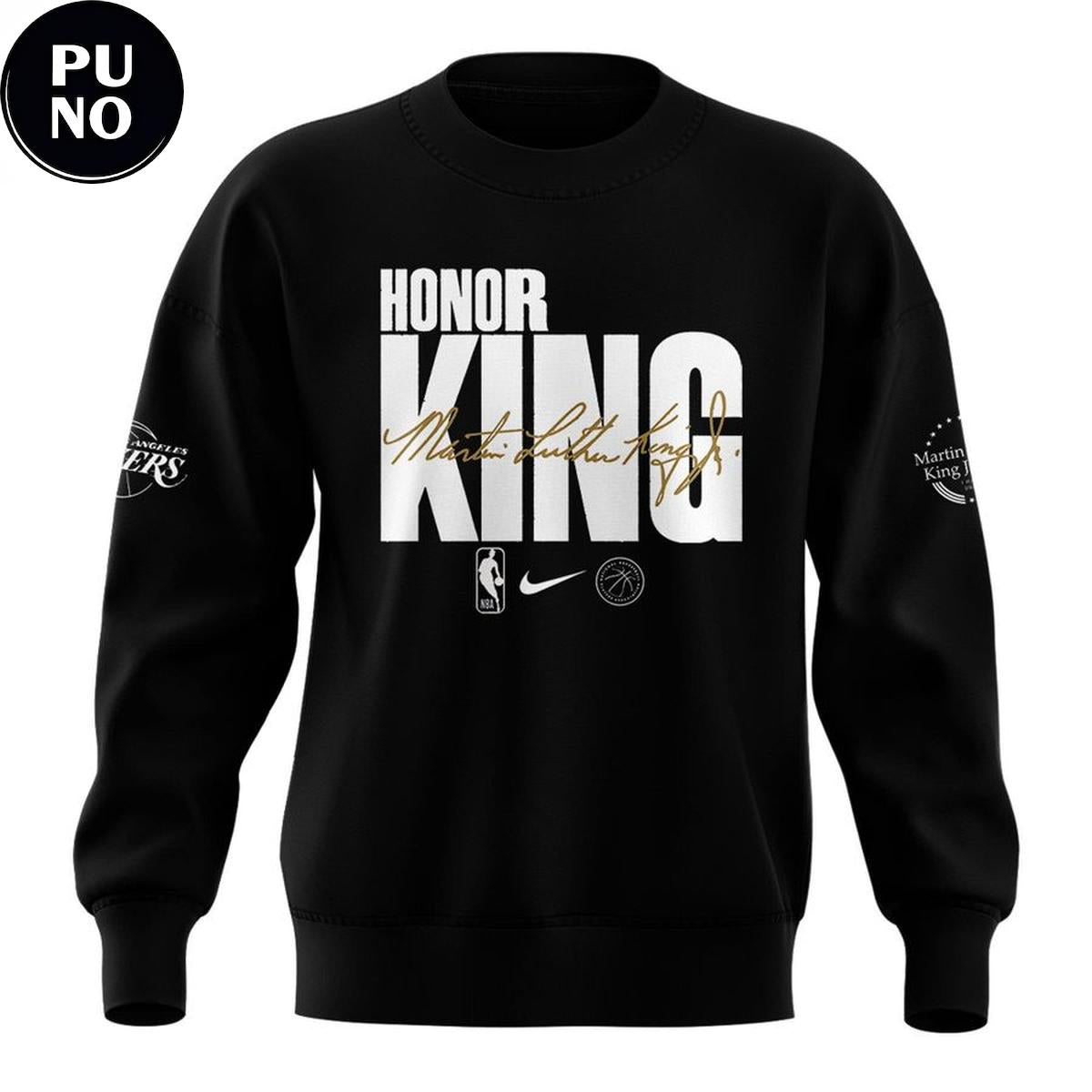 Los Angeles Lakers Honor King 2026 Martin Luther King Jr. Day Hoodie T-Shirt