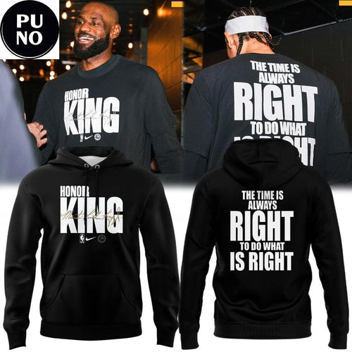 Los Angeles Lakers Honor King Martin Luther King Jr. Hoodie T-Shirt
