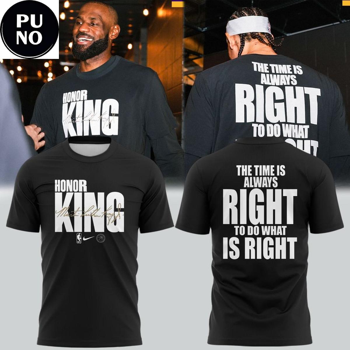Los Angeles Lakers Honor King Martin Luther King Jr. Hoodie T-Shirt