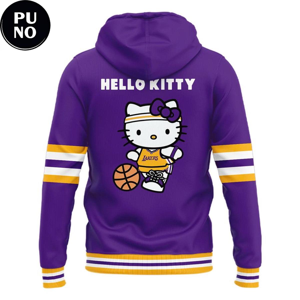 Los Angeles Lakers x Hello Kitty Night 2026 Hoodie T-Shirt