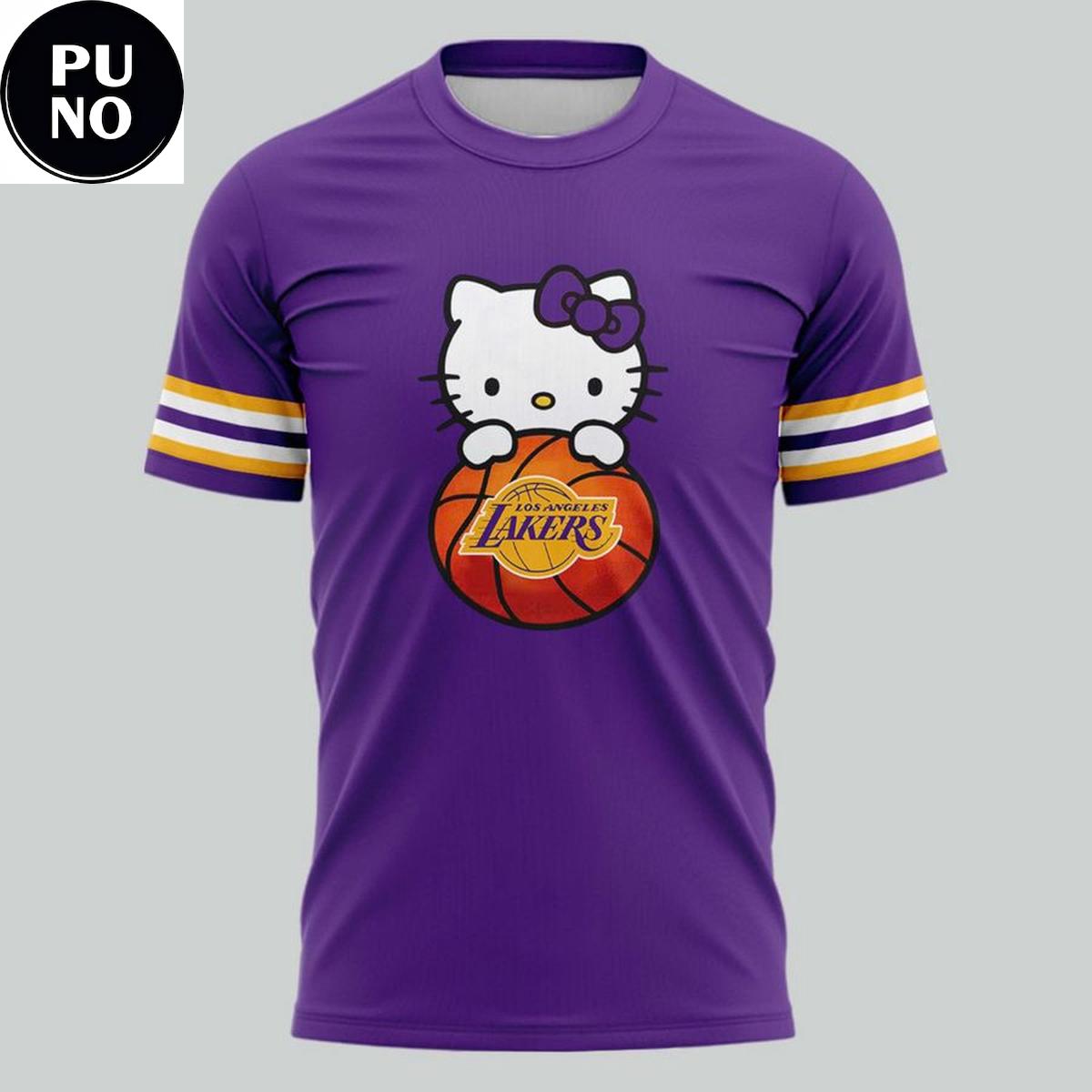 Los Angeles Lakers x Hello Kitty Night 2026 Hoodie T-Shirt