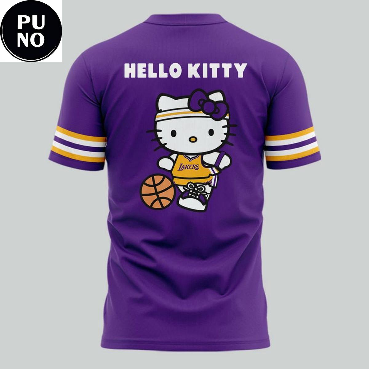 Los Angeles Lakers x Hello Kitty Night 2026 Hoodie T-Shirt